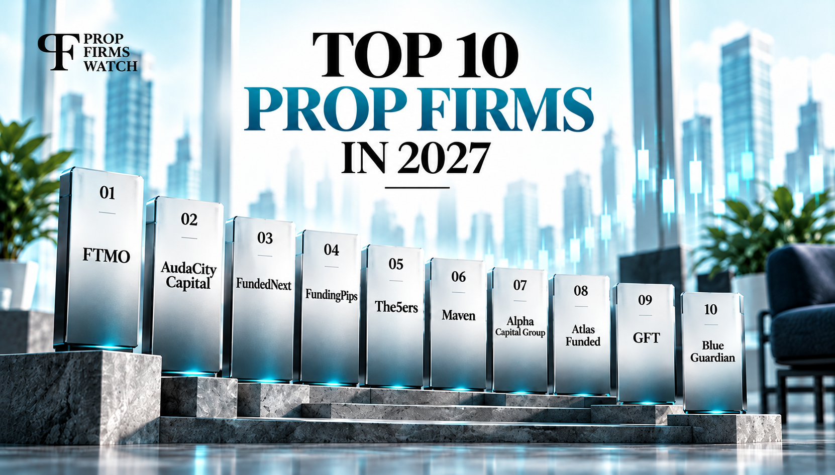 The 10 Best Prop Firms in 2027